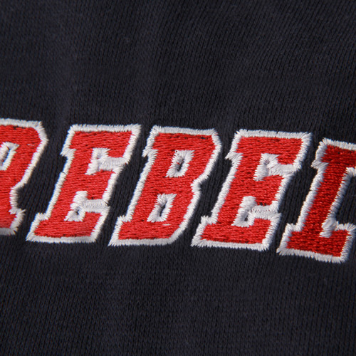 Youth Stadium Athletic Navy Ole Miss Rebels Big Logo Pullover Hoodie - Picture 3 of 3