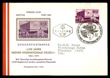 Mayfairstamps Austria FDC 1971 Buildings Wiener Internatl Messe First Day Cover