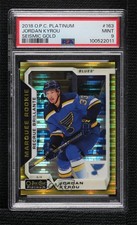 2018 O-Pee-Chee Platinum Seismic Gold /50 Jordan Kyrou #163 PSA 9 MINT Rookie RC