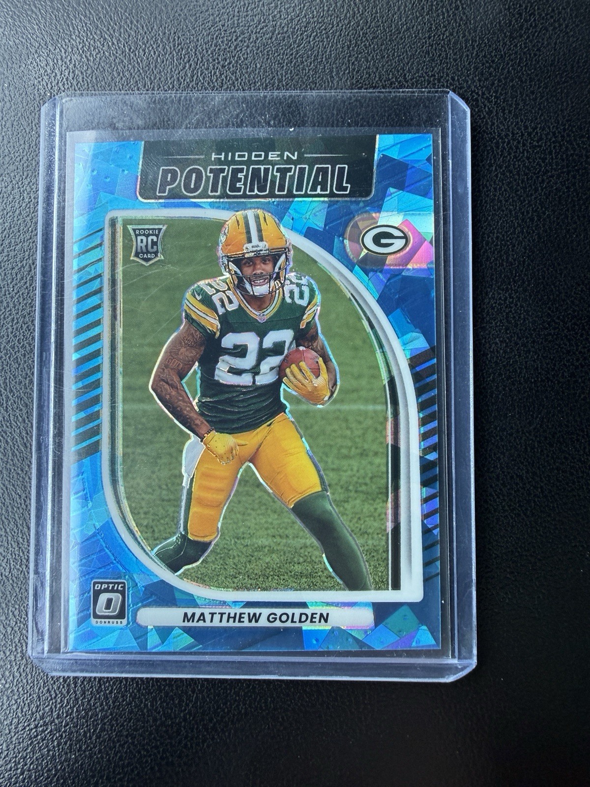 2025 Panini Donruss Optic - Hidden Potential Matthew Golden (RC) Cracked Ice /55