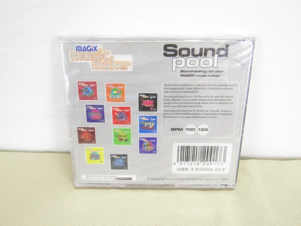 Vintage Magix Music Maker Software Sound Pool Rap & Hip-Hop CD-ROM New Sealed - Image 2 of 3