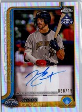 2025 Topps Pro Debut - Chrome Jacob Cozart #PDC-3 Refractor Auto /199 (RC)