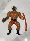 Original vintage Jitsu  Soft Head With Sword Masters Of The Universe Motu 1983