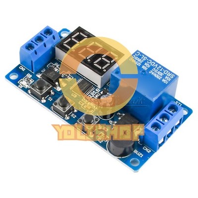 12V LED Display Timer Relay Module Delay Programmable Switch Board Car Buzzer