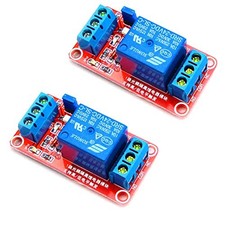 2pcs DC 24V 1 Channel Relay Module with OPTO Isolation Support High or Small