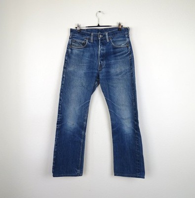 vintage 1970s Levi's 501 selvedge redline jeans factory 6 size 30'' x 28''