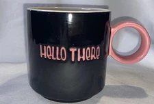 Tabitha Brown Target 16oz "Hello There" Stoneware Coffee Cup/Mug Pink Black