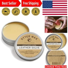 Waterproof 2oz Leather Salve | Deep Conditioning & Protection for All Leathers