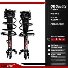 FCS Premium Quality OE Front Struts for 2015-2017 Toyota Camry Lifetime Warranty