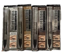 4x Maybelline Tattoo Studio Brow Lift Stick Blonde 250 Clear 264 Brown 255 & 260