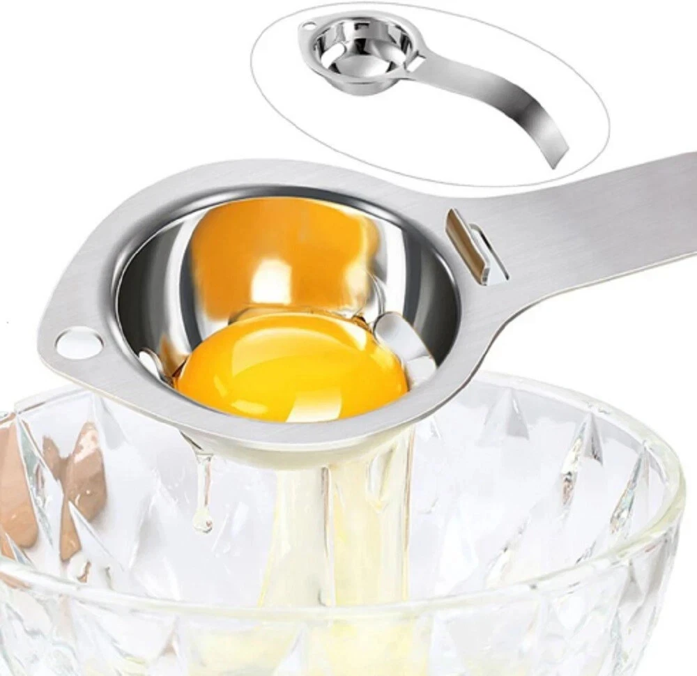 Egg Yolk White Separator Sieve Tool Easy Egg Divider Kitchen Gadget for Baking
Opens in a new window