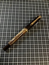 Pelikan Pelican M400SE Brown-Stripes M-nib #3d7e49