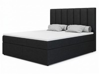LuxuriöSes Schwarzes Boxspringbett 180 X 200 Modernes Bett SchlafzimmermöBel