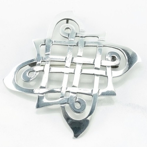Artisan Celtic Knot Sterling Silver Pendant