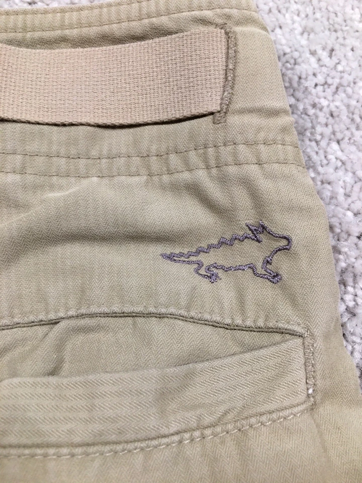 Pantalones Cortos Carga Horny Toad, Para Hombre M 32" Cintura Elastizada Bronceado Cinturón Incorporado Foto 4 de 4