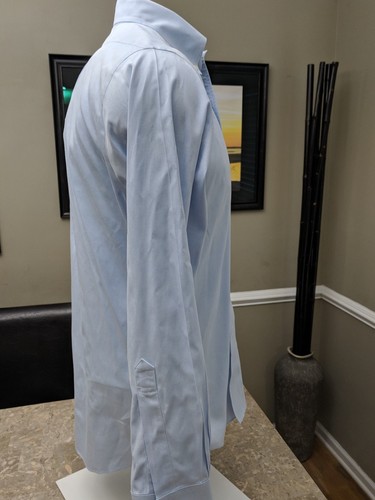 Brooks Brothers Non Iron Classic Fit Blue Button Down Dress Shirt 15x33 - Picture 3 of 4