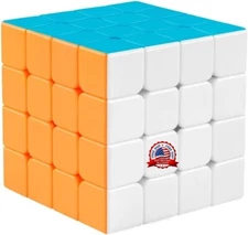 Cubo de velocidad Qiyi 4x4, rompecabezas mágico sin pegatinas, juguete de regalo
