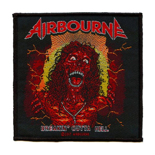 Patch Du Groupe Airbourne Avec Visuel Breakin' Outta Hell