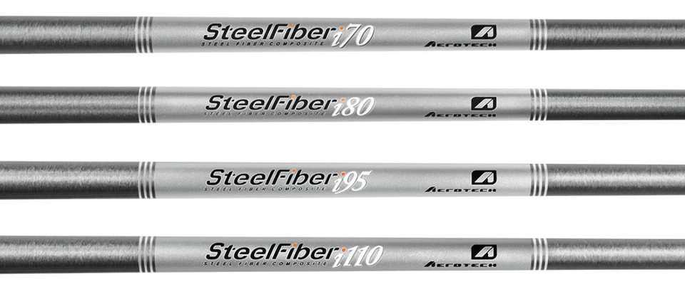 Tiges De Fer Aerotech SteelFiber I110 – Flex Régulier – Pointe .355 Conique – Pour Fers 5 à PW – Neuf