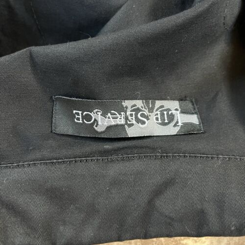 Lip Service Slim Fit Black Slayer Jacket w Zipper Pockets & Buckle Sleeves SMALL - Picture 3 of 8