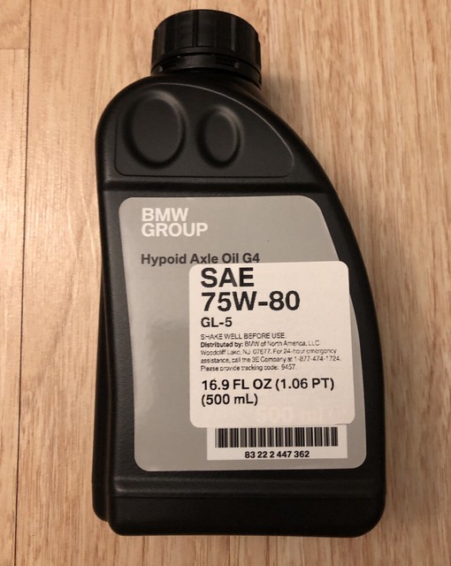 Genuine BMW Hypoid Axle Oil G4 83222447362 Sae-75w-80 500ml for sale ...