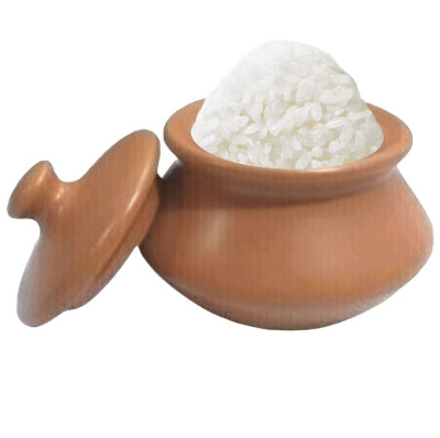Keramik Handi Tontopf Rund Serviertopf mit Deckel Reis Curry Kasserolle 4,5''