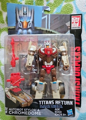 Transformers Titans Return Deluxe Headmasters Chromedome Sealed 2017