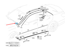 Mercedes-Benz E W212 Windschutzscheibe rechts Tropfschiene A21269010829040 NEU ORIGINAL