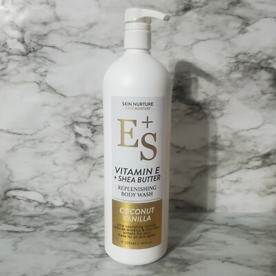 Skin Nurture Vitamin E + Shea Butter Replenishing Body Wash Coconut Vanilla 40oz
