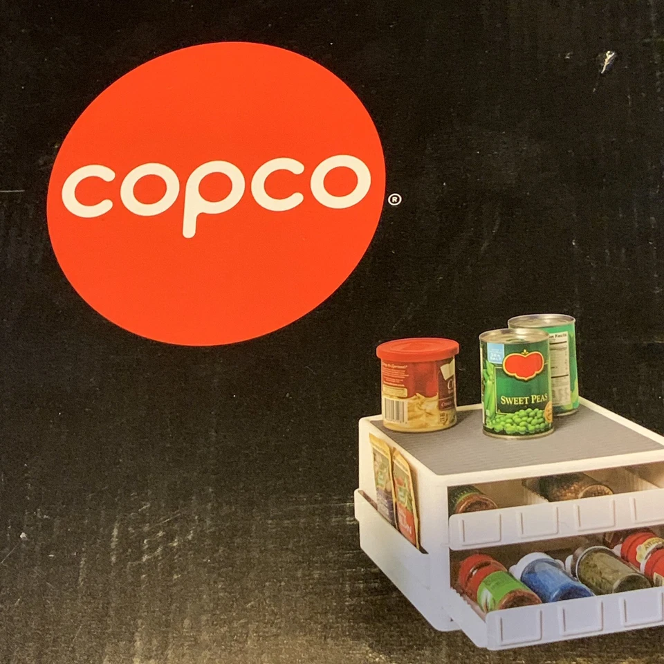 Copco Adjustable Divider Spice Jar Shelf Rack Organizer New - Image 4 of 4
