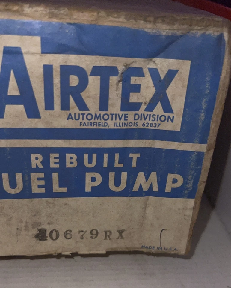 Bomba de combustible Airtex reconstruida 40679 RX Pontiac GTO Lemans Bonneville Catalina Foto 2 de 4