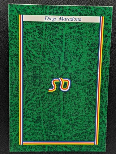 Diego Maradona A Question of Sport Card 1986. Rookie Card. Mint Condition. PSA - Picture 6 of 11