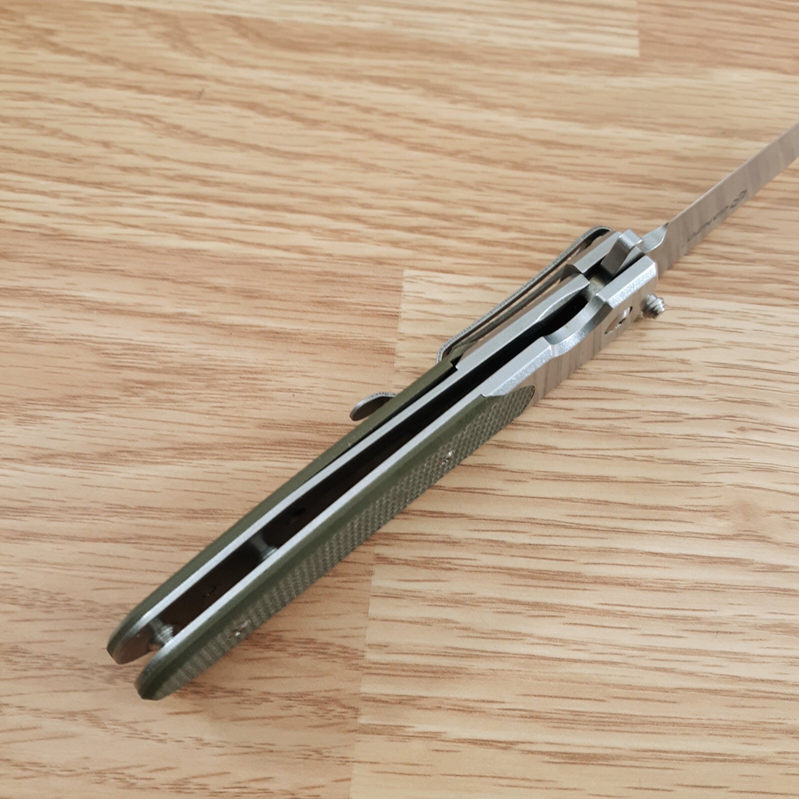 Ganzo Knives G7432 Linerlock Folding Knife 3.5 440C Steel Blade Green