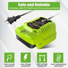 Battery Charger for Greenworks 40V Battery Mini Charger Station 29462 29472