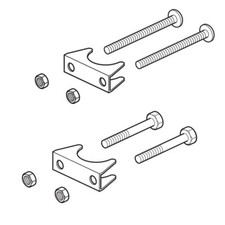 Polytunnel Intermediate Clamps