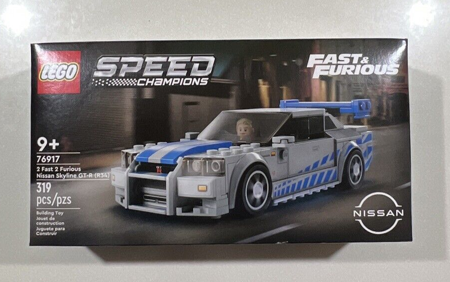  LEGO Speed Champions 2 Fast 2 Furious Nissan Skyline GT-R (R34)  76917 Race Car Toy Model Building Kit, Collectible with Racer Minifigure,  2023 Stocking Stuffer for Teens and Kids : Toys & Games