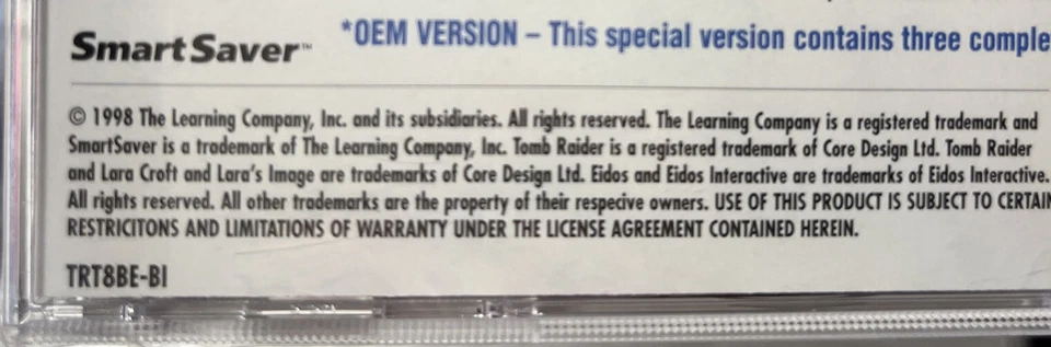 Tomb raider 2 PC Sealed Case Special Edition Windows 95 & 98 OEM Version New - Image 3 of 4