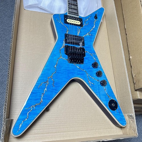 Prevendita Nuova Chitarra Elettrica Blu Washburn Darrell Signature Model FR Bridge - Foto 12 di 19