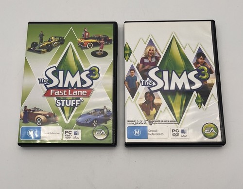 Sims 3 With Sims 3 Fast Lane Stuff Expansion Pack PC Game