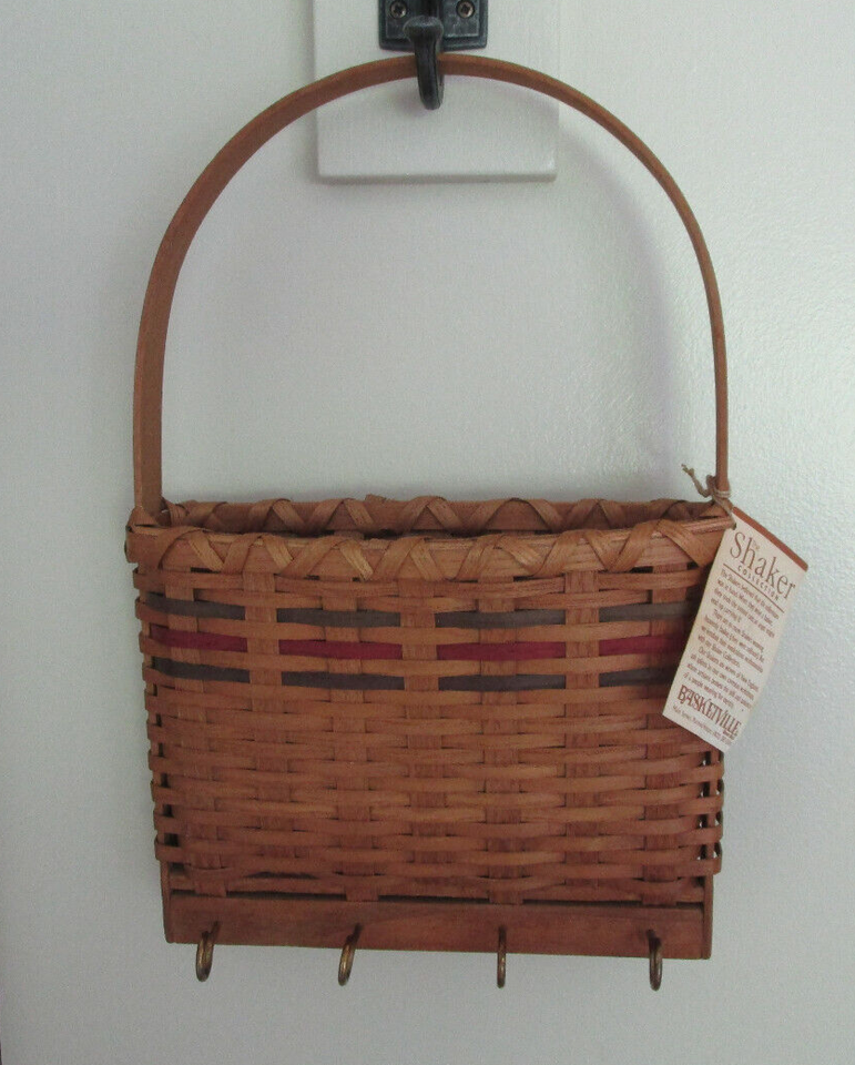 BASKETVILLE Wall Hanging Basket for Letters & Key Holder Organizer Home