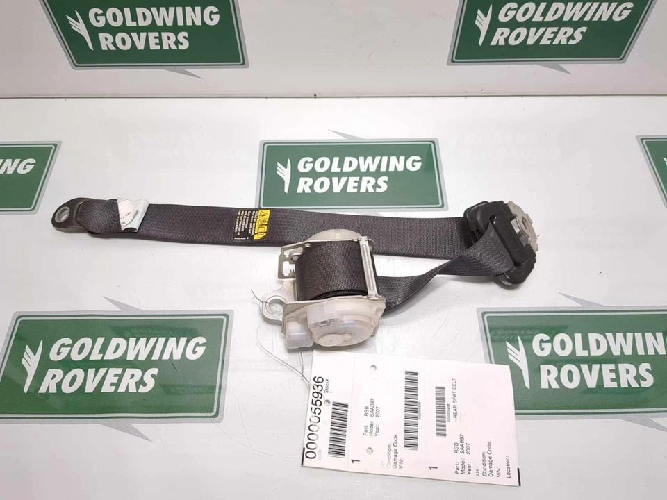 05-09 Tensor de cinturón de seguridad trasero izquierdo para conductores Saab 9-7x OEM 6 meses de garantía Foto 2 de 4