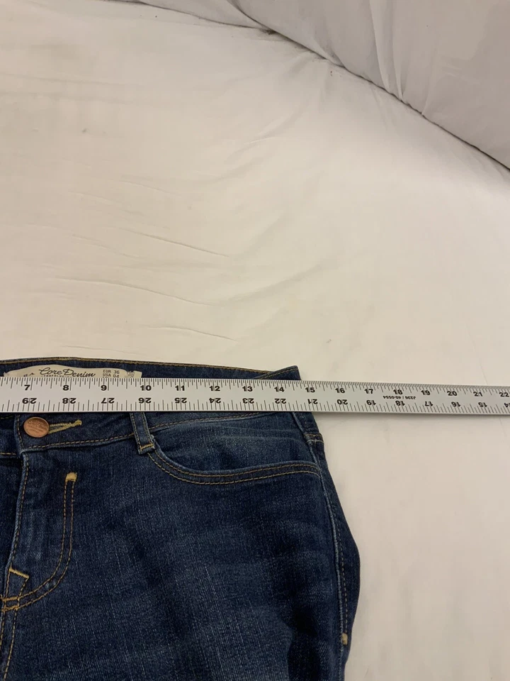 Zara Jeans 4 Blue Dark Wash Slim Fit Skinny Cotton Stretch YGI X1-190 - Image 2 of 4