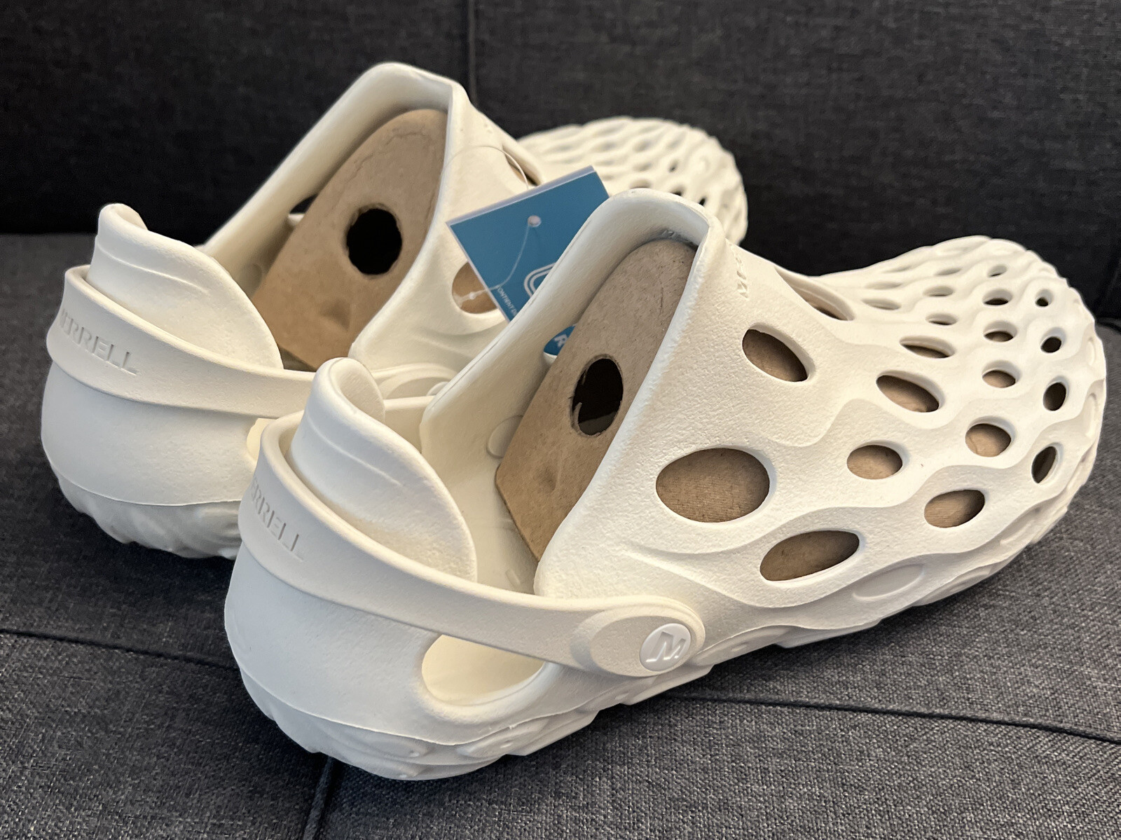 Sandali scarpe da acqua Merrell Hydro Moc bianchi da uomo taglia 8