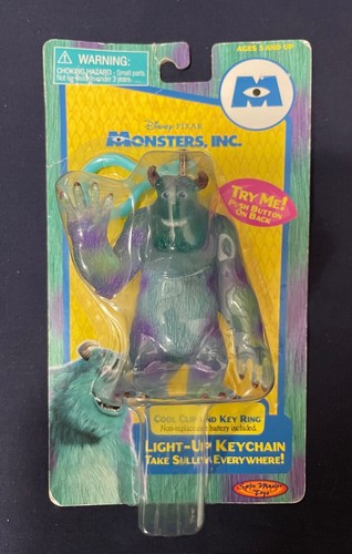 2001 spin master toys disney pixar monsters inc * SULLY * light up key chain - Picture 2 of 4