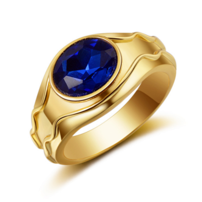 Anello Vilya – L'Anello D'Aria Di Elrond, Il Signore Degli Anelli, Gioiello Cosplay In Rame