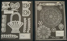 LOT OF 2 CROCHET DESIGNS  BY ELIZABETH HIDDLESON   VOLUME 20 AND VOLUME 42 BOOKS
