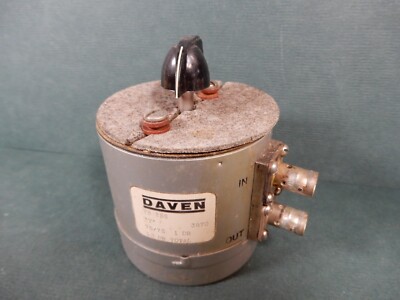 Daven VB-252 1 dB 75/75 Step Attenuator Used With BNC Connections