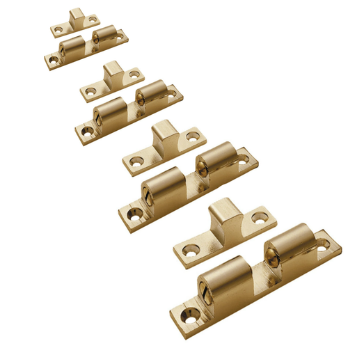 Solid Brass Double Adjustable Ball Catch 42mm 50mm 60mm or 70m