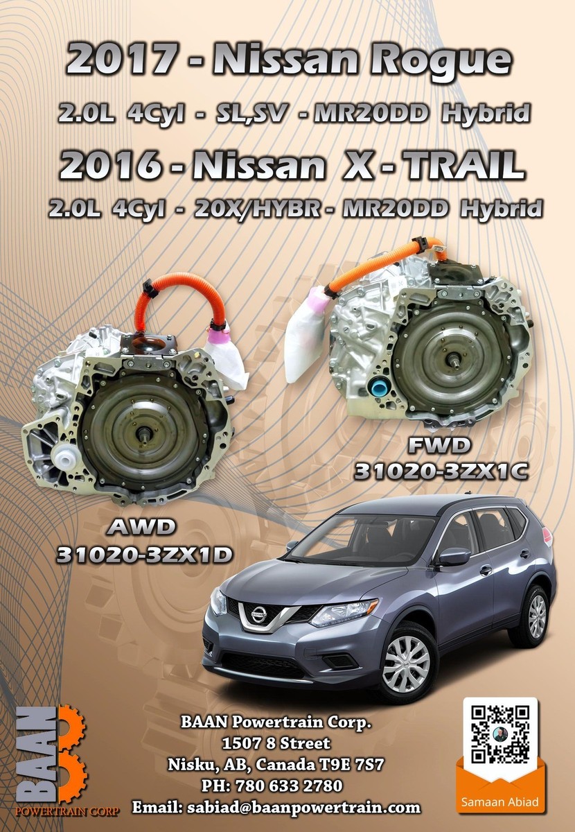 Genuine CVT - Automatic Transmission for 2017-18 Nissan Rogue