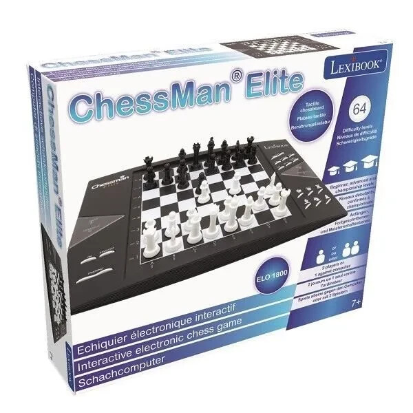 Jeu d'échecs électronique Chessman Elite à capteurs de pression pour duo
